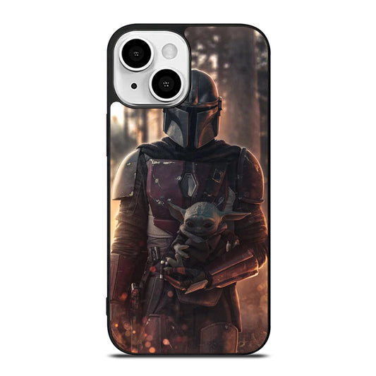 THE MANDALORIAN AND BABY YODA iPhone 13 Mini Case Cover