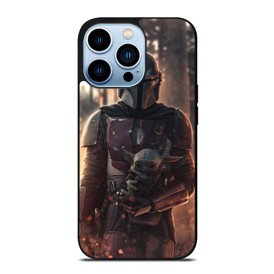 THE MANDALORIAN AND BABY YODA iPhone 13 Pro Max Case Cover