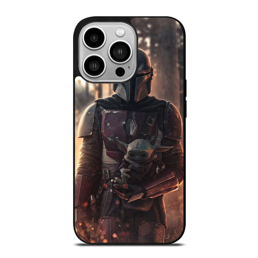 THE MANDALORIAN AND BABY YODA iPhone 14 Pro Case Cover