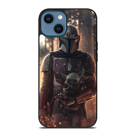 THE MANDALORIAN AND BABY YODA iPhone 14 Case Cover