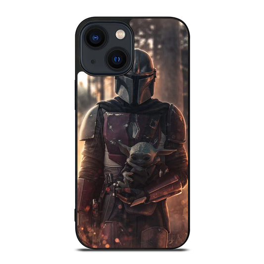 THE MANDALORIAN AND BABY YODA iPhone 14 Plus Case Cover