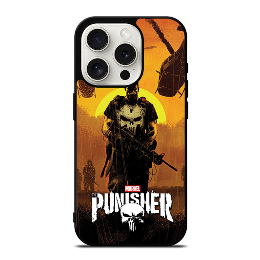 THE PUNISHER MARVEL POSTER iPhone 15 Pro Case Cover
