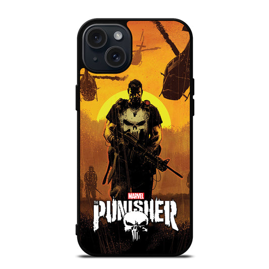 THE PUNISHER MARVEL POSTER iPhone 15 Plus Case Cover