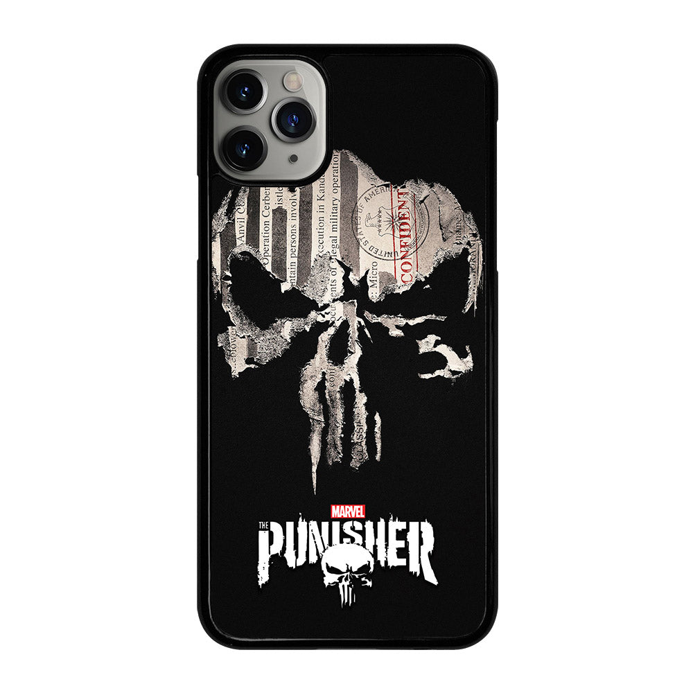 THE PUNISHER MARVEL SKULL LOGO 1 iPhone 11 Pro Max Case Cover