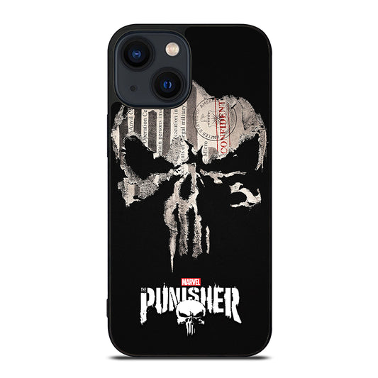 THE PUNISHER MARVEL SKULL LOGO 1 iPhone 14 Plus Case Cover