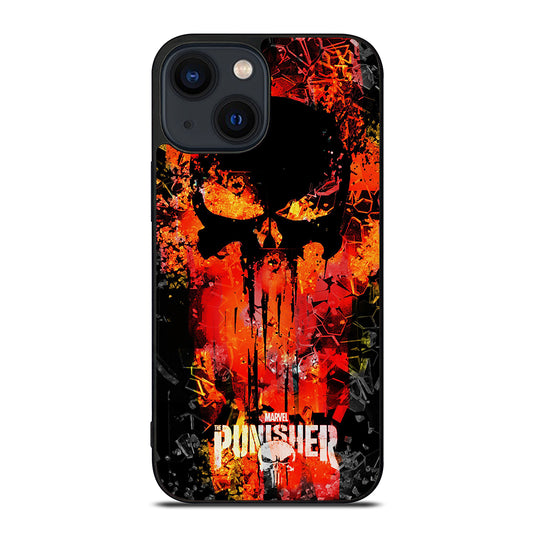 THE PUNISHER MARVEL SKULL LOGO 2 iPhone 14 Plus Case Cover