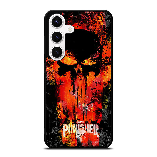 THE PUNISHER MARVEL SKULL LOGO 2 Samsung Galaxy S24 Case Cover