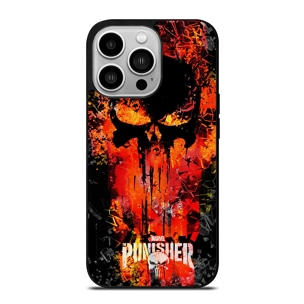 THE PUNISHER MARVEL SKULL LOGO 2 iPhone 14 Pro Case Cover