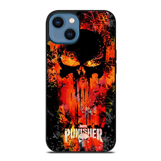 THE PUNISHER MARVEL SKULL LOGO 2 iPhone 14 Case Cover