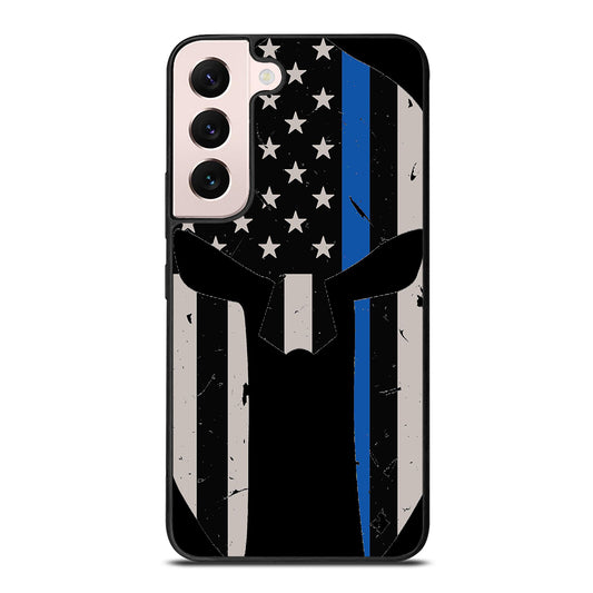 THIN BLUE LINE PUNISHER SKULL 1 Samsung Galaxy S22 Plus Case Cover