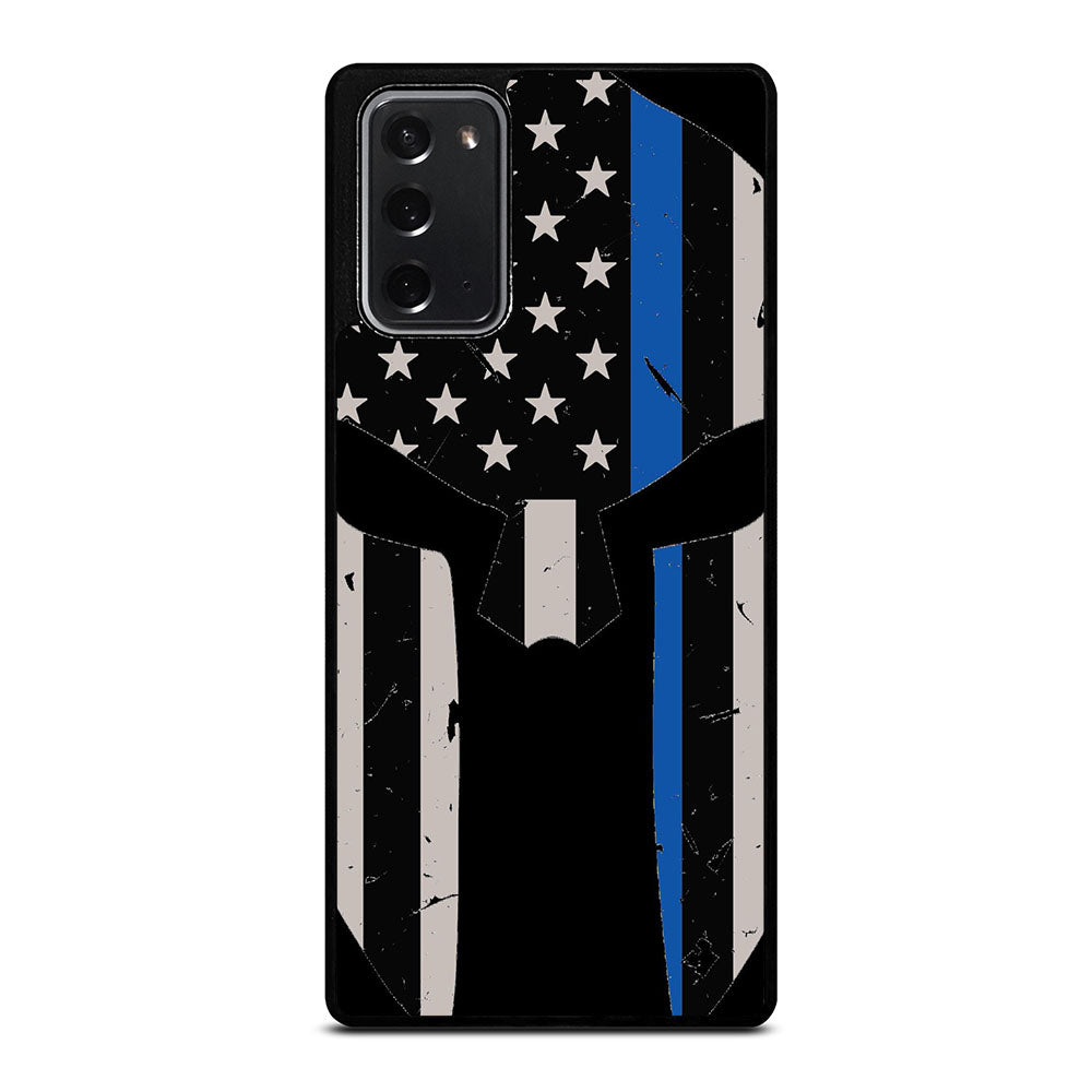 THIN BLUE LINE PUNISHER SKULL 1 Samsung Galaxy Note 20 Case Cover