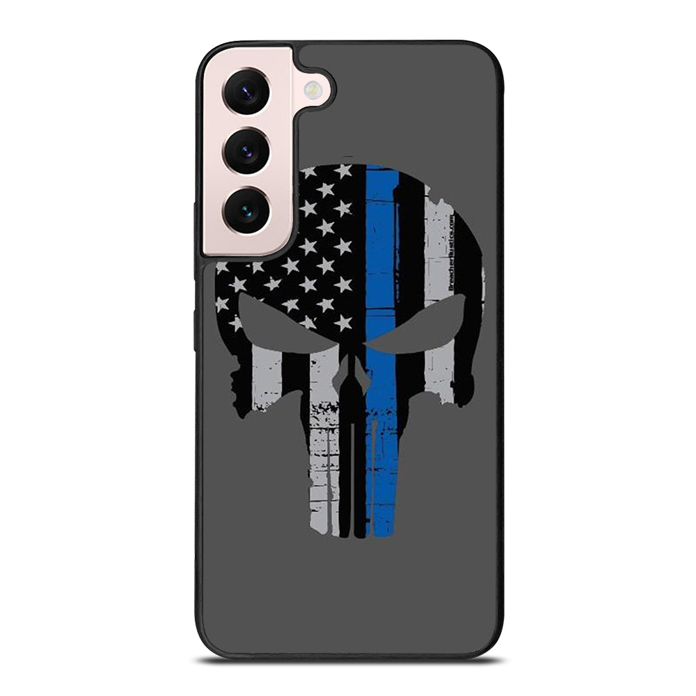 THIN BLUE LINE PUNISHER SKULL 2 Samsung Galaxy S22 Plus Case Cover