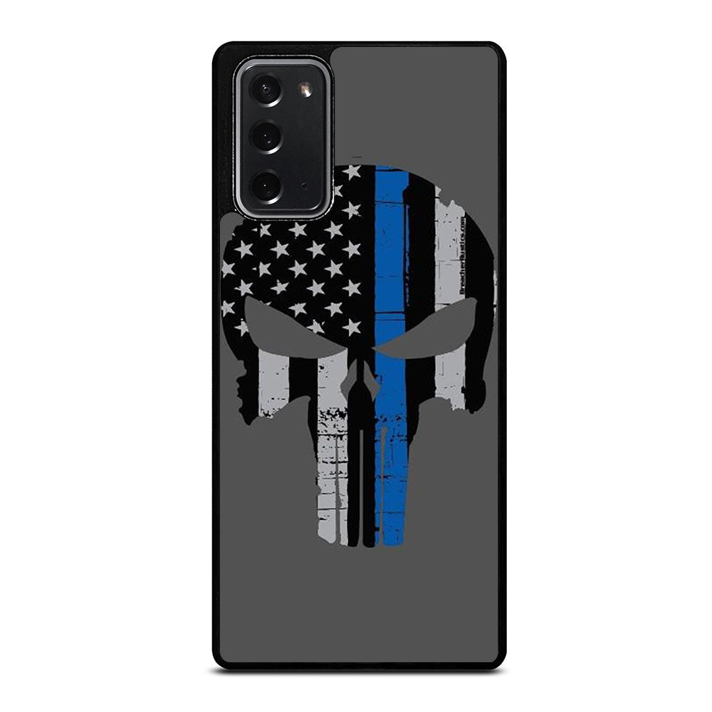 THIN BLUE LINE PUNISHER SKULL 2 Samsung Galaxy Note 20 Case Cover