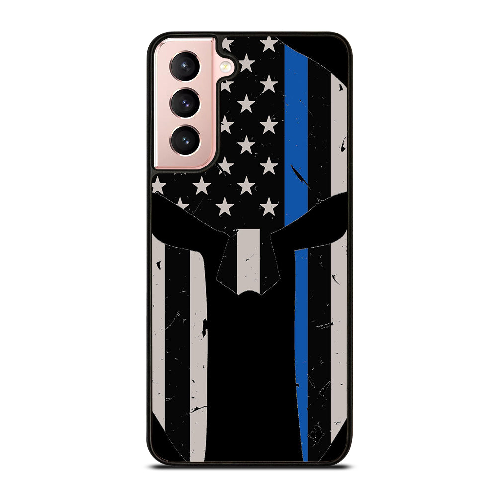 THIN BLUE LINE PUNISHER SKULL 1 Samsung Galaxy S21 Case Cover