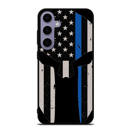 THIN BLUE LINE PUNISHER SKULL 1 Samsung Galaxy S24 Plus Case Cover