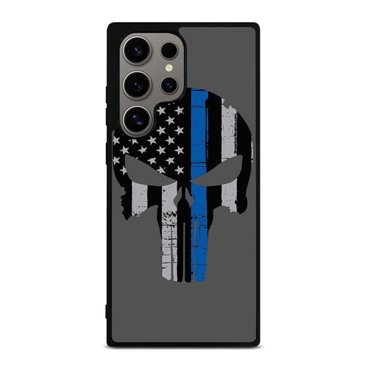 THIN BLUE LINE PUNISHER SKULL 2 Samsung Galaxy S24 Ultra Case Cover