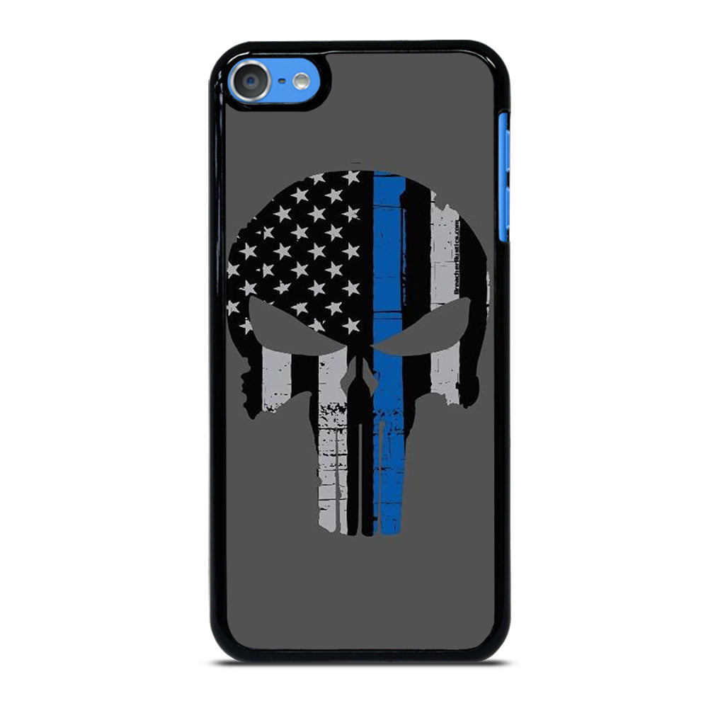 THIN BLUE LINE PUNISHER SKULL 2 iPod Touch 7 Case Cover