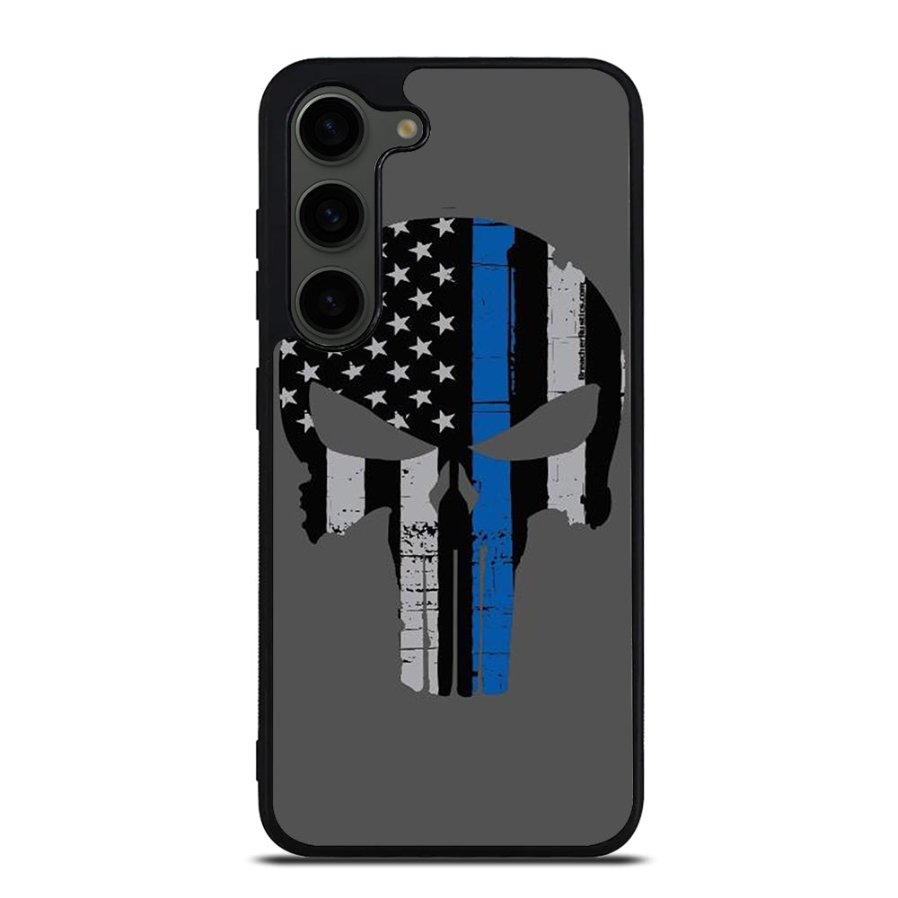 THIN BLUE LINE PUNISHER SKULL 2 Samsung Galaxy S23 Plus Case Cover