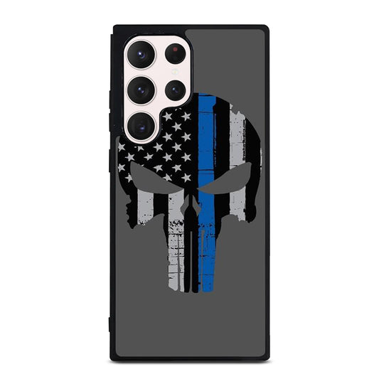 THIN BLUE LINE PUNISHER SKULL 2 Samsung Galaxy S23 Ultra Case Cover