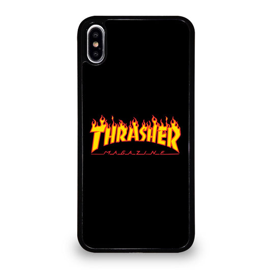 THRASHER MAGAZINE SKATEBOARD LOGO iPhone XS Max Case Cover