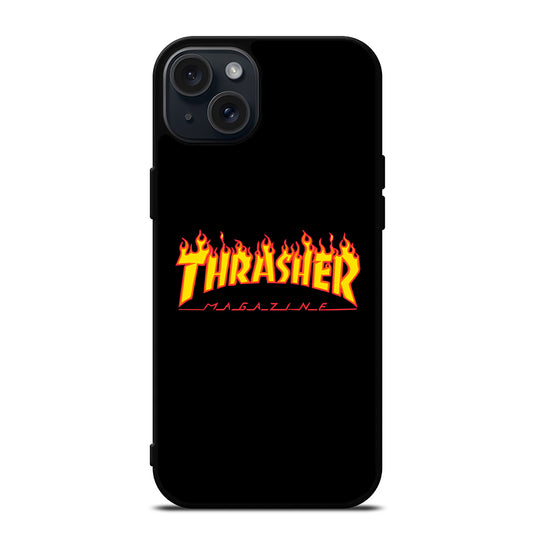 THRASHER MAGAZINE SKATEBOARD LOGO iPhone 15 Plus Case Cover
