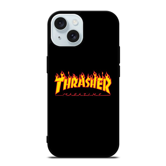 THRASHER MAGAZINE SKATEBOARD LOGO iPhone 15 Case Cover