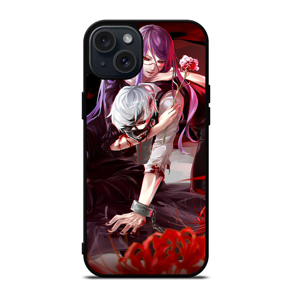 TOKYO GHOUL KANEKI KEN AND RIZE iPhone 15 Plus Case Cover