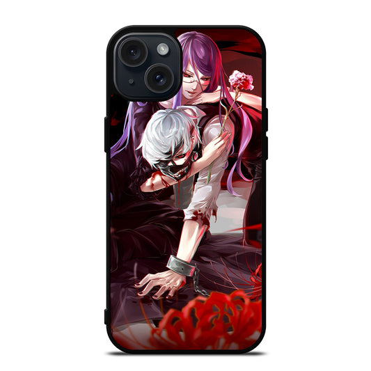 TOKYO GHOUL KANEKI KEN AND RIZE iPhone 15 Plus Case Cover