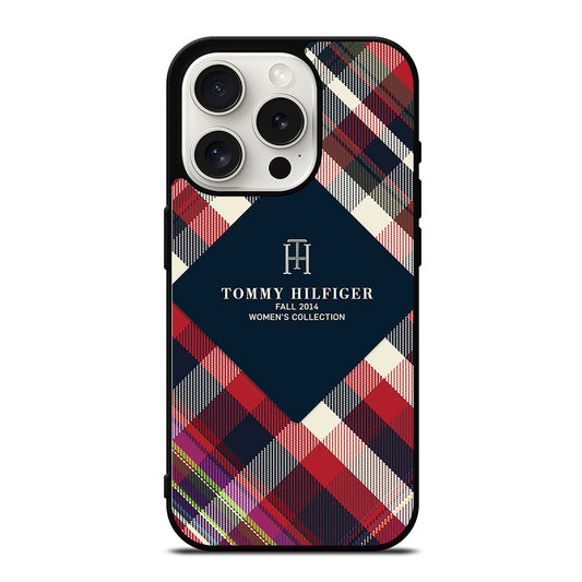 TOMMY HILFIGER LOGO PLAID iPhone 15 Pro Case Cover