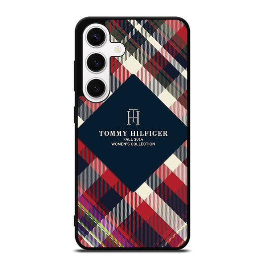 TOMMY HILFIGER LOGO PLAID Samsung Galaxy S24 Case Cover