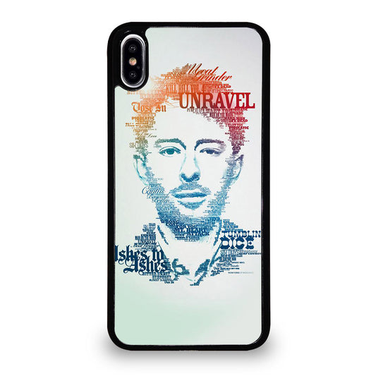 TOM YORKE RADIOHEAD QUOTE iPhone XS Max Case Cover