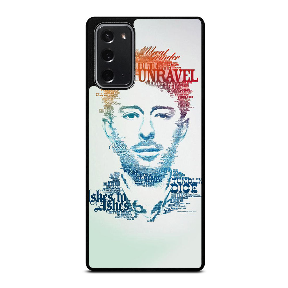 TOM YORKE RADIOHEAD QUOTE Samsung Galaxy Note 20 Case Cover