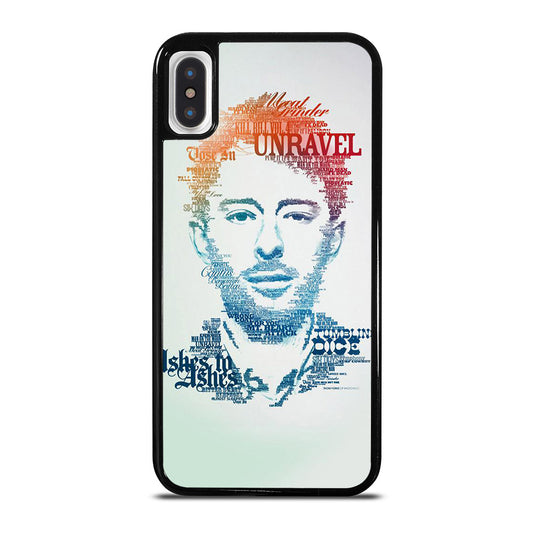 TOM YORKE RADIOHEAD QUOTE iPhone X / XS Case Cover