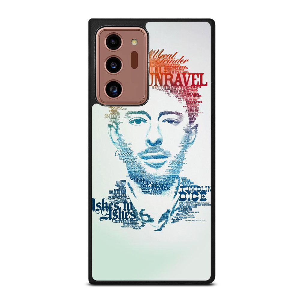 TOM YORKE RADIOHEAD QUOTE Samsung Galaxy Note 20 Ultra Case Cover