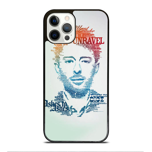 TOM YORKE RADIOHEAD QUOTE iPhone 12 Pro Case Cover