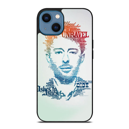TOM YORKE RADIOHEAD QUOTE iPhone 14 Case Cover