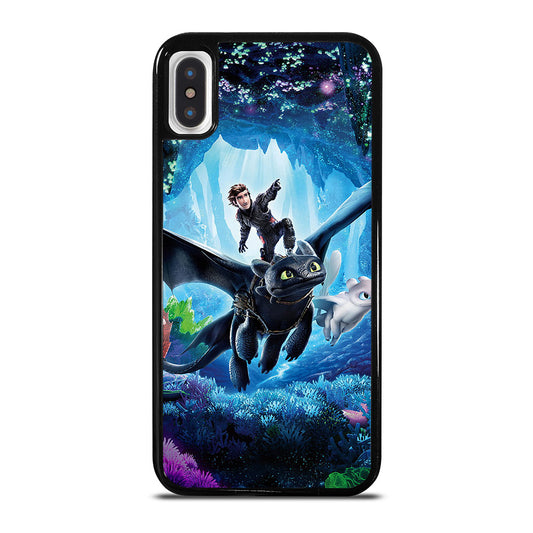 TOOTHLESS DRAGON AND HICCUP iPhone X / XS Case Cover