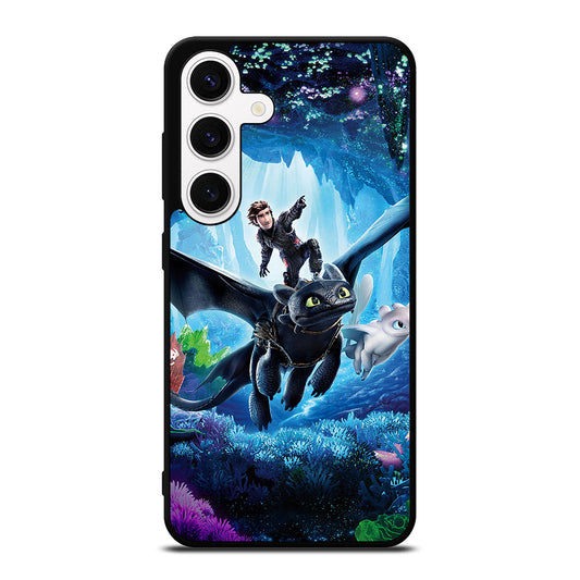 TOOTHLESS DRAGON AND HICCUP Samsung Galaxy S24 Case Cover