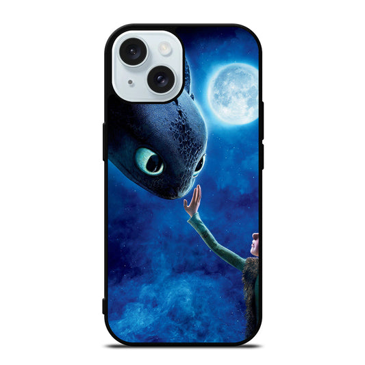TOOTHLESS DRAGON ART iPhone 15 Case Cover