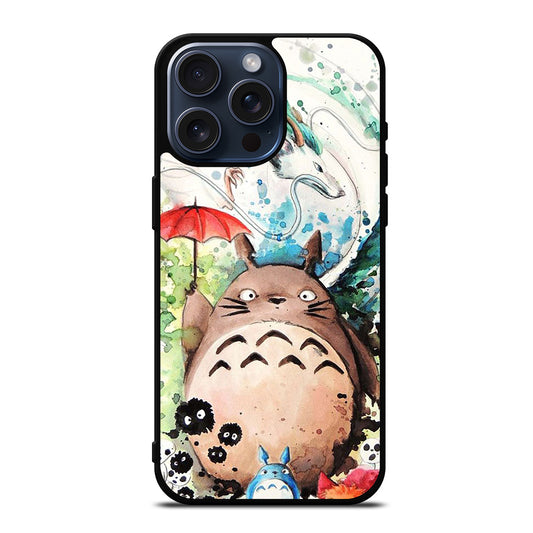 TOTORO CUTE ART iPhone 15 Pro Max Case Cover