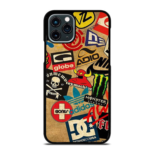 TOY MACHINE SKATEBOARD COLLAGE iPhone 11 Pro Case Cover