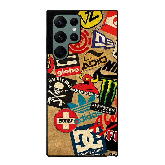 TOY MACHINE SKATEBOARD COLLAGE Samsung Galaxy S22 Ultra Case Cover