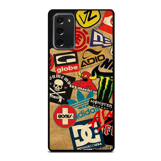 TOY MACHINE SKATEBOARD COLLAGE Samsung Galaxy Note 20 Case Cover