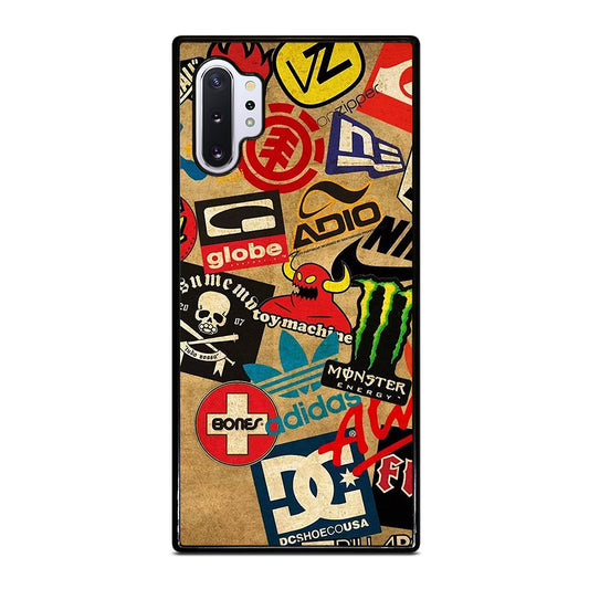 TOY MACHINE SKATEBOARD COLLAGE Samsung Galaxy Note 10 Plus Case Cover