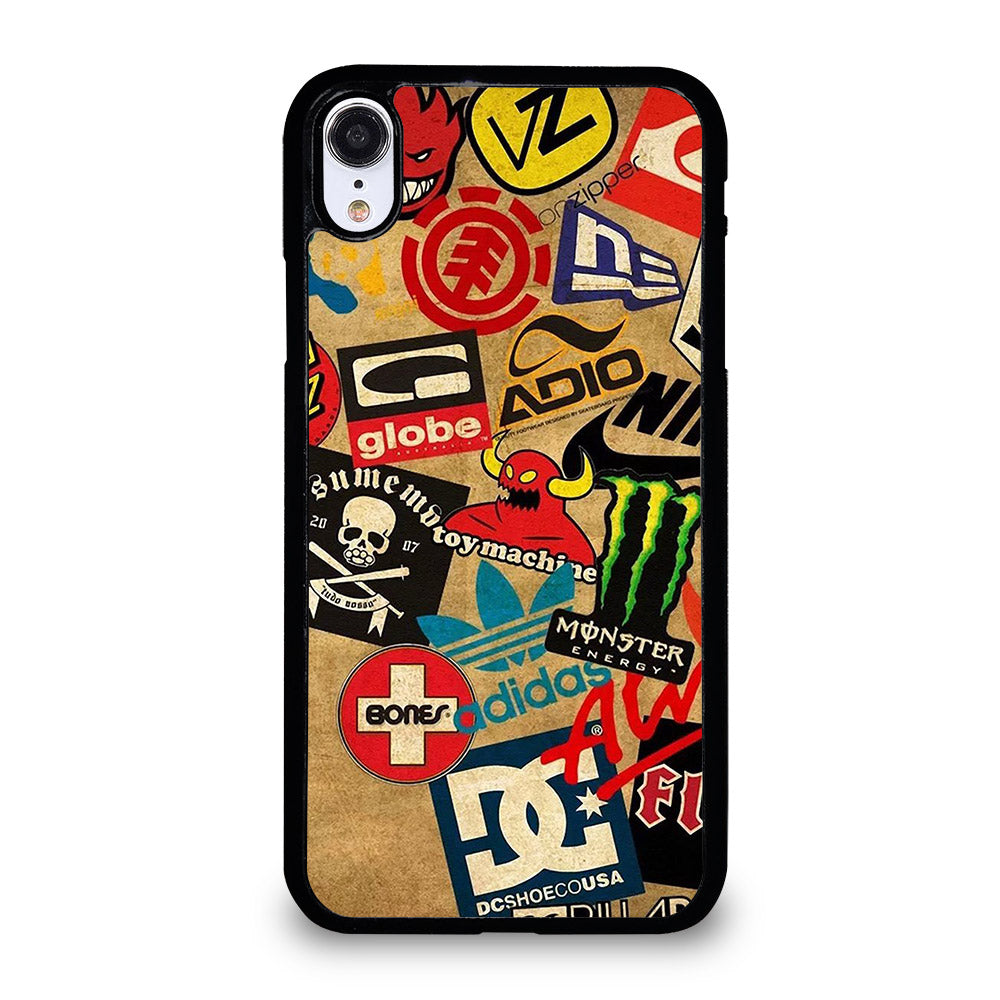 TOY MACHINE SKATEBOARD COLLAGE iPhone XR Case Cover