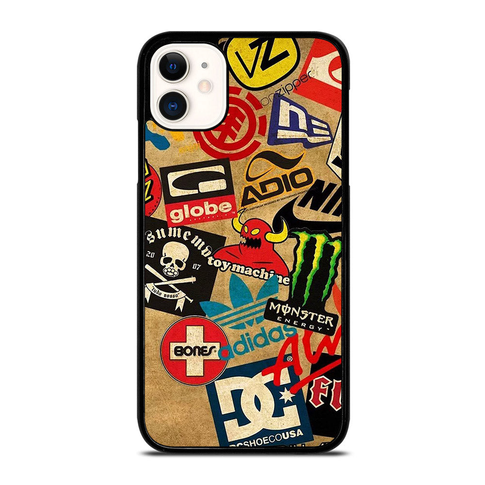 TOY MACHINE SKATEBOARD COLLAGE iPhone 11 Case Cover