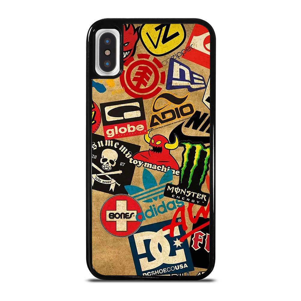 TOY MACHINE SKATEBOARD COLLAGE iPhone X / XS Case Cover