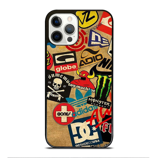 TOY MACHINE SKATEBOARD COLLAGE iPhone 12 Pro Case Cover