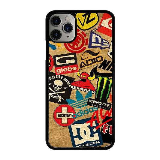 TOY MACHINE SKATEBOARD COLLAGE iPhone 11 Pro Max Case Cover