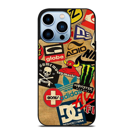 TOY MACHINE SKATEBOARD COLLAGE iPhone 13 Pro Max Case Cover